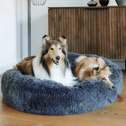 Mrfluffyfriend™ - Large Orthopedic Calming Donut Dog Bed